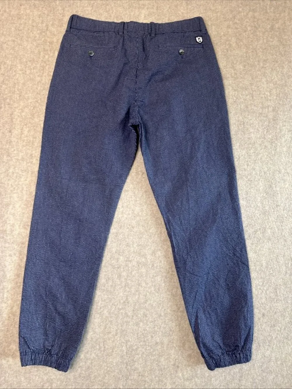 FootJoy FJ x Todd Snyder Stripe Seersucker Jogger Mens M Navy Drawstring